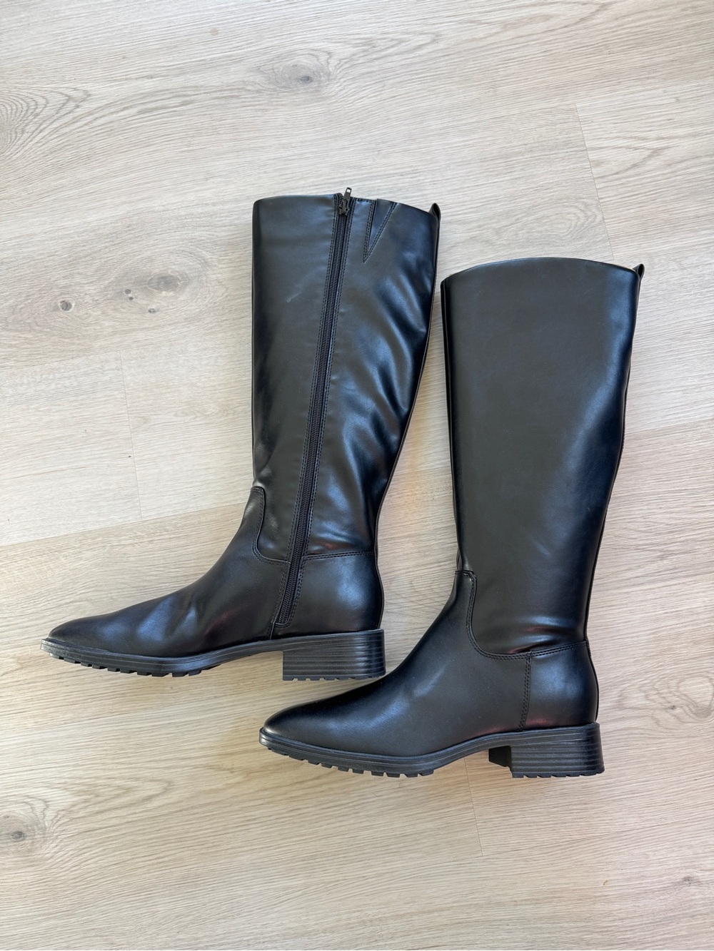 Nine West Barile Black Knee High Riding Boots Women’s 11M